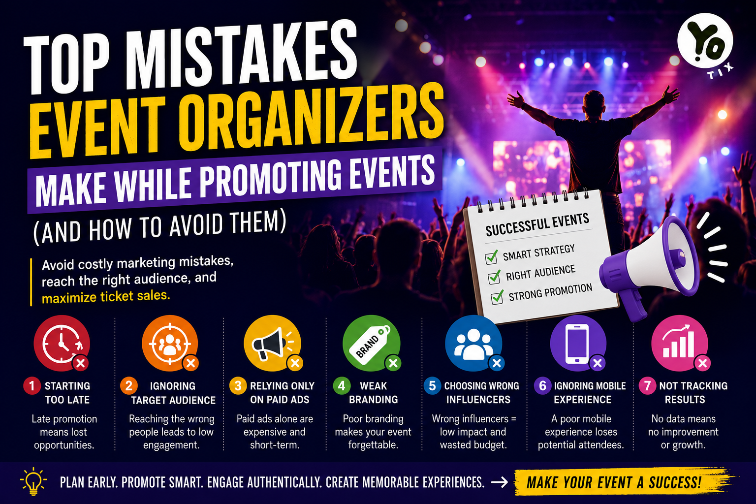 top mistakes event organizers make while promoting events
